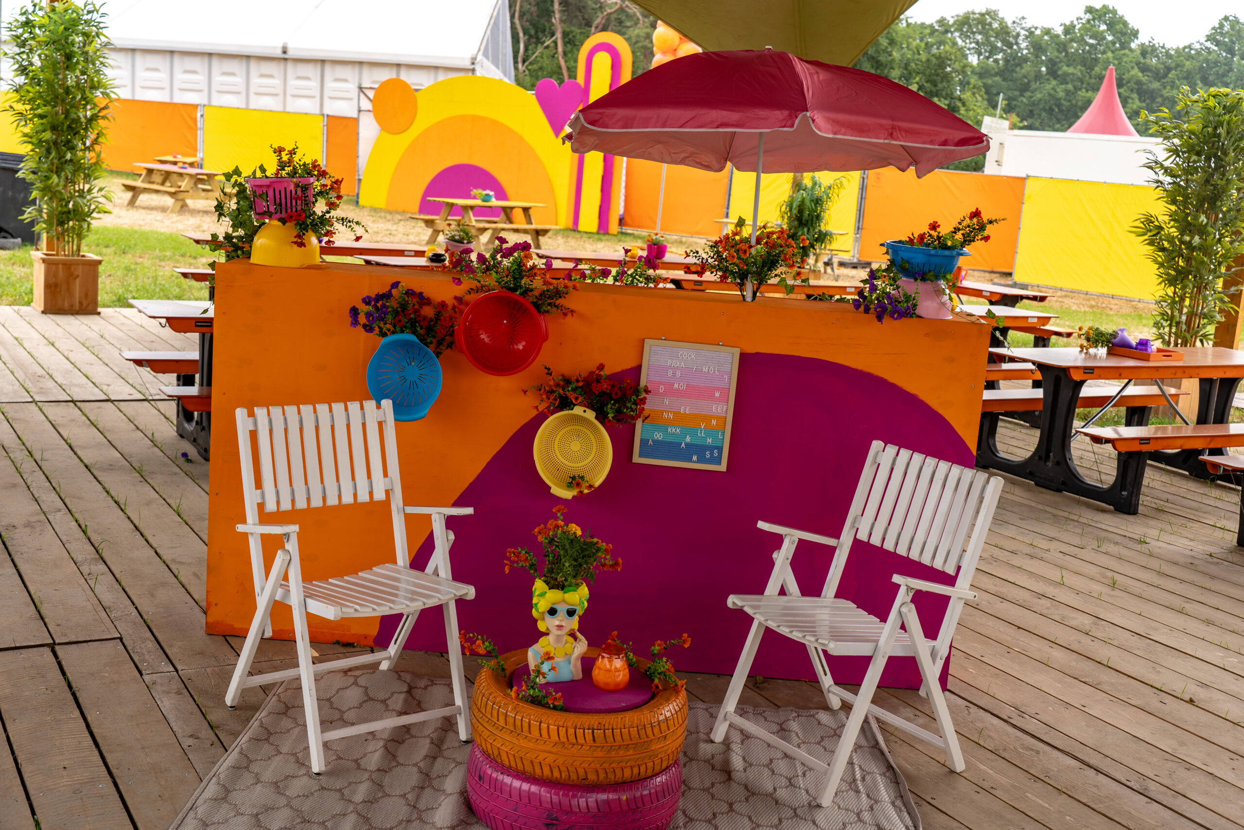 coördinatie decoratie team festival